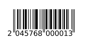 Obr. 1: Kód EAN 13 (zdroj: archiv autorek)