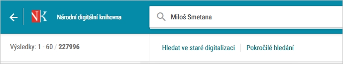NDK - hledání knih podle autora