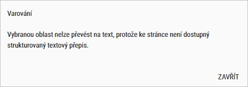 Nelze přepsat vybranou část stránky
