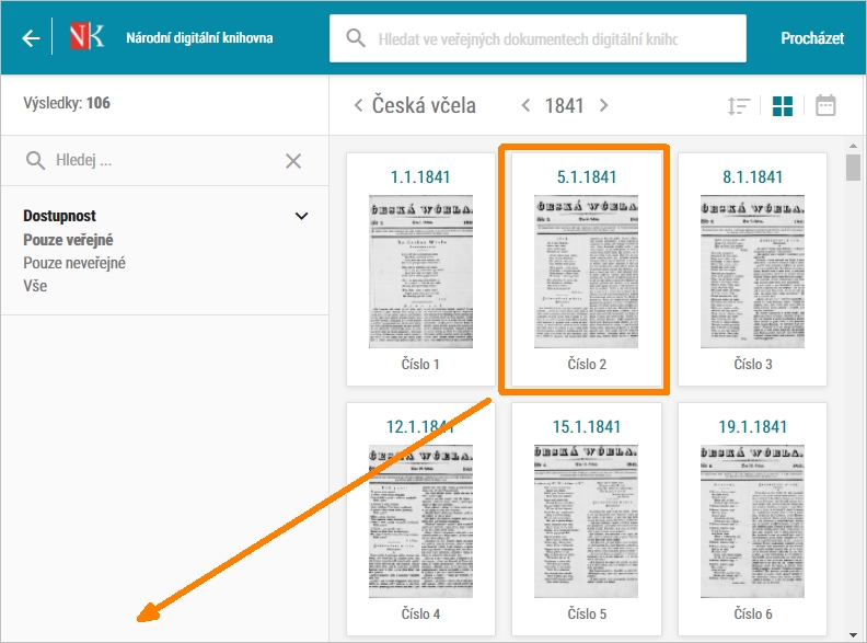vytvoření PDF z veřejně přístupných časopisů a novin