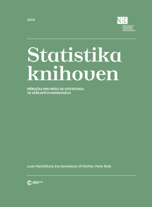 Obálka tištěného vydání příručky Statistika knihoven