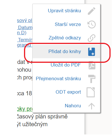 Obr. 3: Kontextové informace o jednotlivých ikonách na pravé straně rozhraní